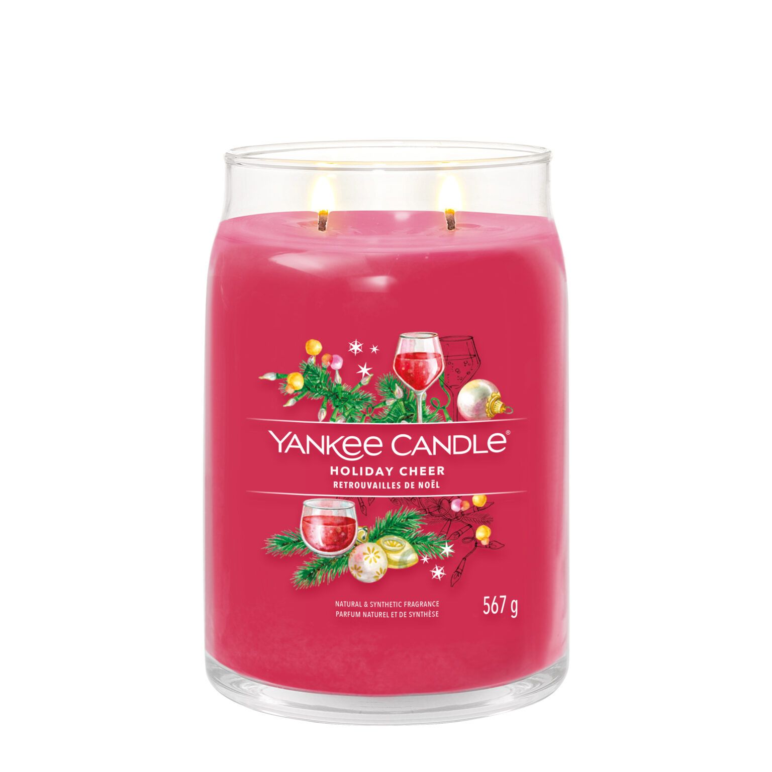 Holiday Cheer Large Signature Yankee Candle Geurkaars