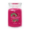 Sparkling Winterberry Large Signature Yankee Candle Geurkaars