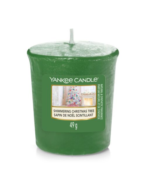 Shimmering Christmas Tree Votive Yankee Candle