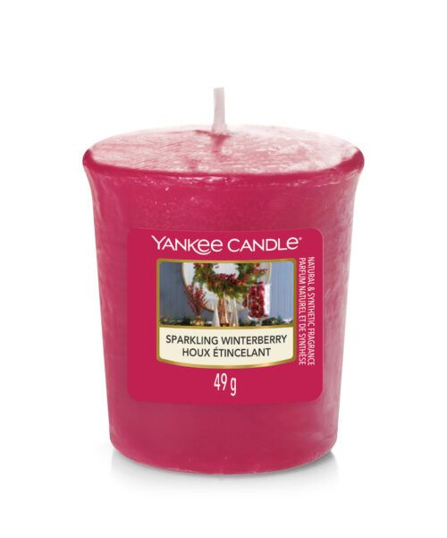 Sparkling Winterberry Votive Yankee Candle