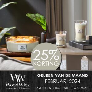 WoodWIck geur van de maand