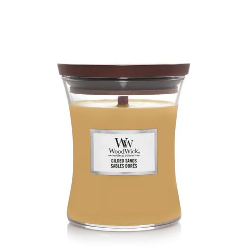 WoodWick Gilded Sands Medium Geurkaars