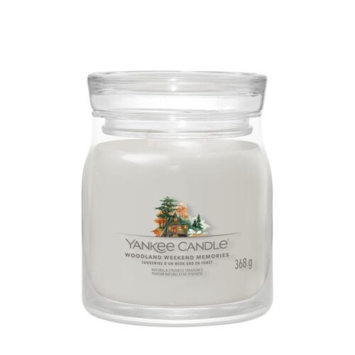 Woodland Weekend Memories Medium Signature Yankee Candle Geurkaars