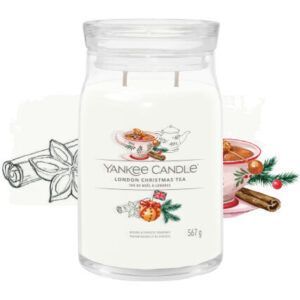 London Christmas Tea Large Signature Yankee Candle Geurkaars