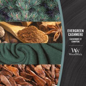 WoodWick Evergreen Cashmere Ellipse Geurkaars