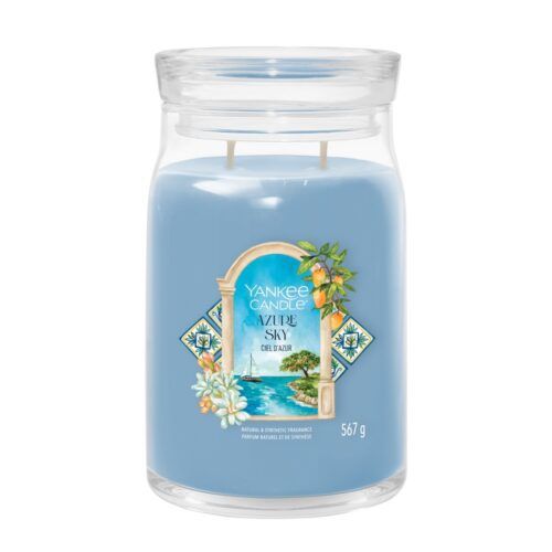 Azure Sky Large Signature Yankee Candle Geurkaars