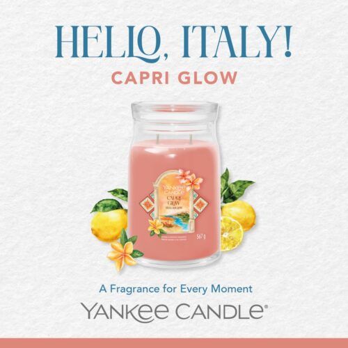 Capri Glow Large Signature Yankee Candle Geurkaars