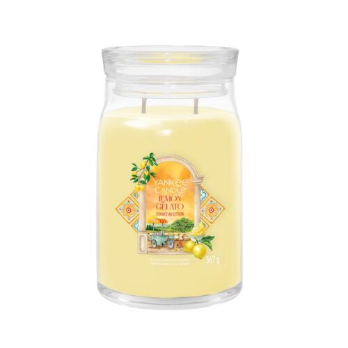 Lemon Gelato Large Signature Yankee Candle Geurkaars