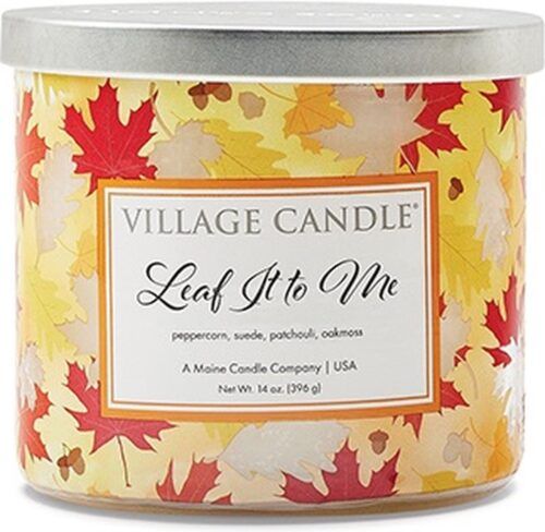 Leaf it to Me Geurkaars Village Candle