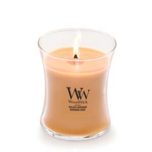 WoodWick Golden Bourbon Medium Geurkaars