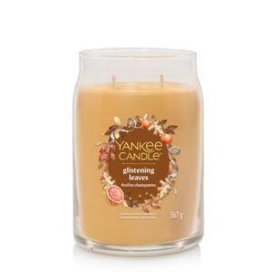 Glistening Leaves Large Signature Yankee Candle Geurkaars