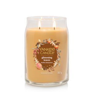 Glistening Leaves Large Signature Yankee Candle Geurkaars