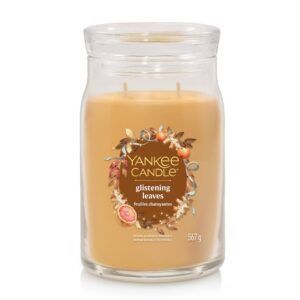 Glistening Leaves Large Signature Yankee Candle Geurkaars