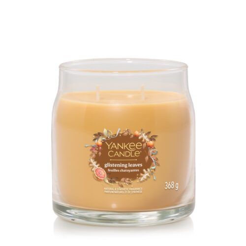 Glistening Leaves Signature Yankee Candle Geurkaars