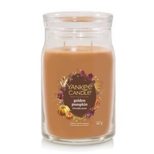 Golden Pumpkin Large Signature Yankee Candle Geurkaars