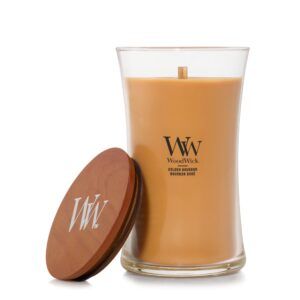 WoodWick Golden Bourbon Large Geurkaars