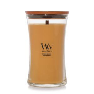 WoodWick Golden Bourbon Large Geurkaars