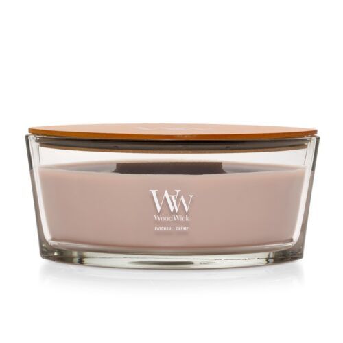 WoodWick Patchouli Crème Ellipse Geurkaars