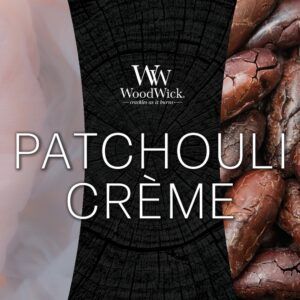 WoodWick Patchouli Crème Large Geurkaars