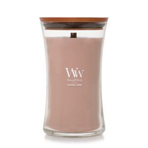 WoodWick Patchouli Crème Large Geurkaars