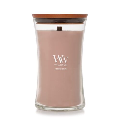 WoodWick Patchouli Crème Large Geurkaars