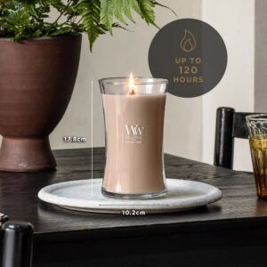 WoodWick Patchouli Crème Large Geurkaars