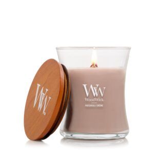 WoodWick Patchouli Crème Medium Geurkaars