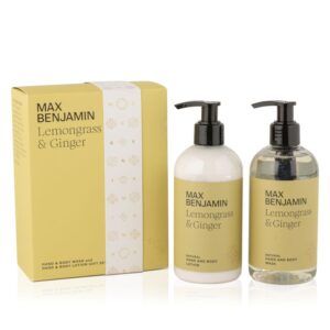 Lemongrass & Ginger Hand & Body Wash en Lotion Giftset Max Benjamin