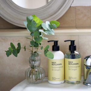 Lemongrass & Ginger Hand & Body Wash en Lotion Giftset Max Benjamin