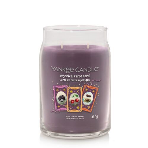 Mystical Tarot Card Large Signature Yankee Candle Geurkaars