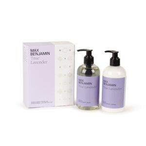True Lavender Hand & Body Wash en Lotion Giftset Max Benjamin