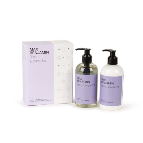 True Lavender Hand & Body Wash en Lotion Giftset Max Benjamin