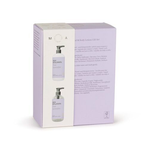 True Lavender Hand & Body Wash en Lotion Giftset Max Benjamin