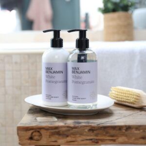 White Pomegranate Body Wash en Lotion Giftset Max Benjamin