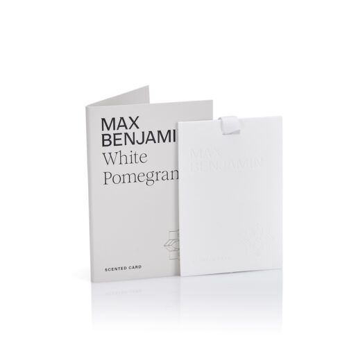 White Pomegranate Geurkaart Max Benjamin